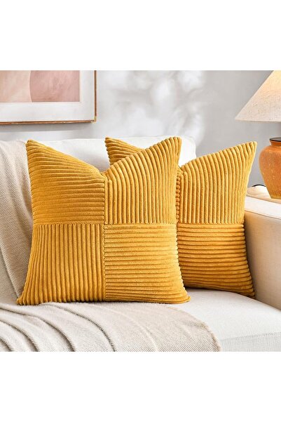 Fancy Homi 2 Packs Rust Boho Decorative Throw Pillow Covers 18x18 Inch for Co...