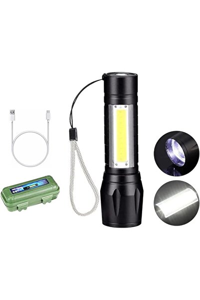 ToolHouse LED Flashlight, Portable Mini Strong Light Flashlight, Zoom Tactica...