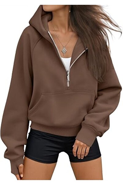 AUTOMET womens Ezau190 Sweatshirt | Fleece lined, soft material, hooded, jack...
