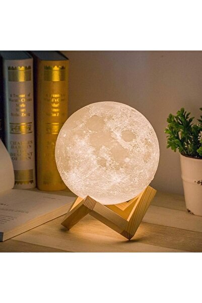 X SPRING Xspring Moon Lamp, Night Light with USB Charging and Touch Control B...