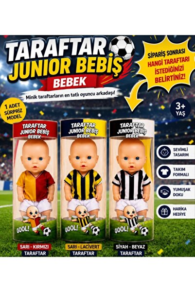 TOPROCKSTORE Sevimli Taraftar Junior Bebiş Bebek Hediyelik Oyun Arkadaşı