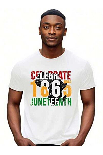 k222 Men's Summer Outfits, Celebrate 1865 Graphic Tees, Funny Vintage T-Shirt...