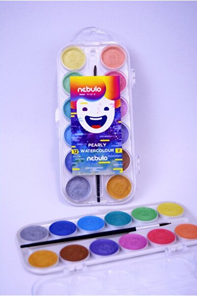 MC Micostore Acuarela Nebulo 12 culori diametru 30 mm Pearl