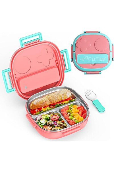 GENERAL Mylindde Bento Box, Stainless Steel Double Layer Lunch Box, Leakproof...