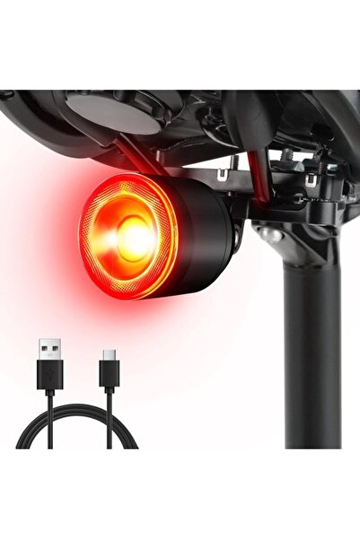 STARSTAR Brake-sensitive USB rechargeable taillight.