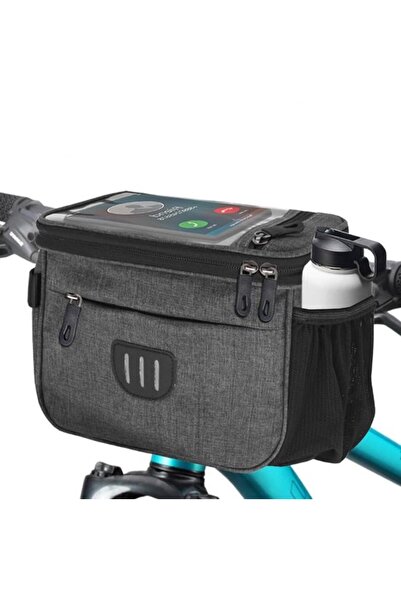 STARSTAR Black waterproof detachable handlebar bag.
