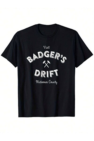KYMC07 تي شيرت Midsomer Murders Badger'S Drift - مزيج من القطن، بأكمام قصيرة،...