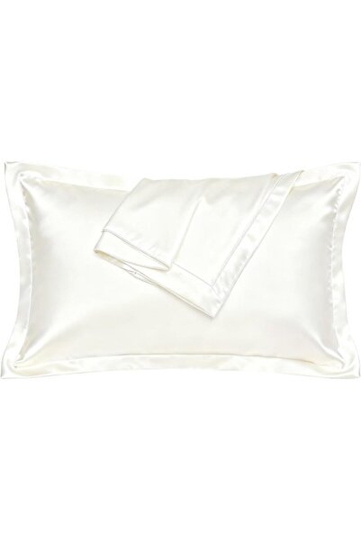 STARSTAR 48 White Silk pillowcase x 74 cm 40 momme overlapping sections Hypoa...