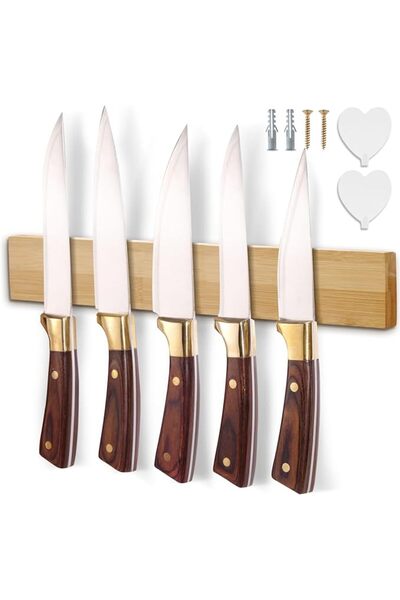 Cheerhom Magnetic Knife Holder with Extra Strong Magnet, Magnetic Strip Knife...