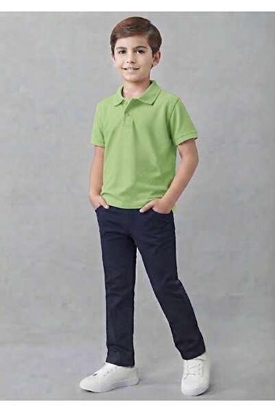 BLACK SWALLOW Unisex Kids 2-Piece Combination Short Sleeve Polo Collar T-Shir...