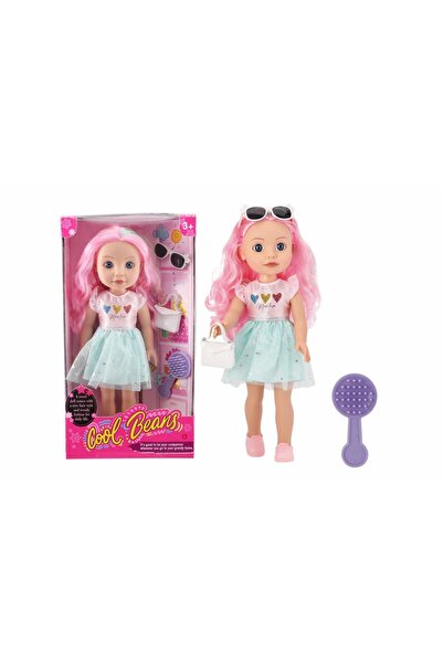 MomKi Pink Fashion Doll with Accessories