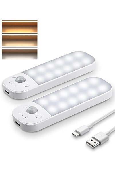 NALACAL Motion Sensor Lights Indoor, Night Light USB Rechargeable with 4 Mode...