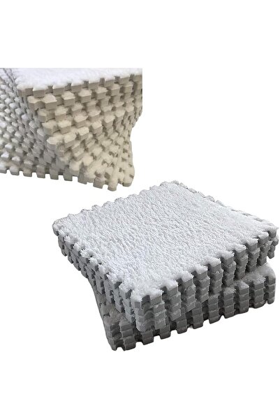 GENERAL 16/24PCS Plush Foam Floor Mats, Interlocking Fluffy Rug Shaggy Soft E...