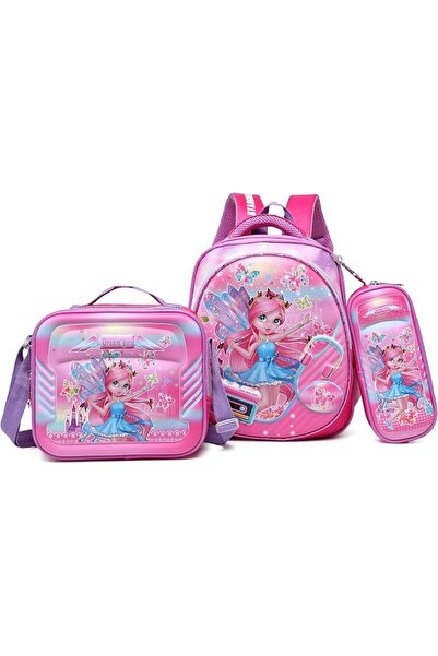 Stargold Girls 3 Pieces Combo Baby Backpack 12 Inch With Adjustable Strap Sch...