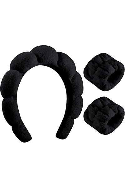 XINGBO Xing-Ruiyang Spa Headband for Washing Face and Wristband Set,Sponge Fa...