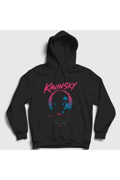 Presmono سويت شيرت بقلنسوة أسود للجنسين من Nightcall Forever Drive Kavinsky 6...