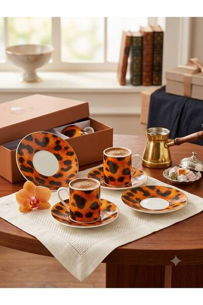 elif aksesuar Balsa 2 Li Porcelain Coffee Cup 90 Cc