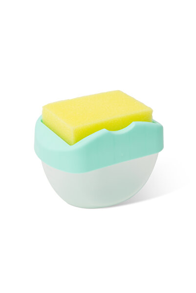Alista Home Dozator de detergent cu pompă și burete, dozare controlată, supor...