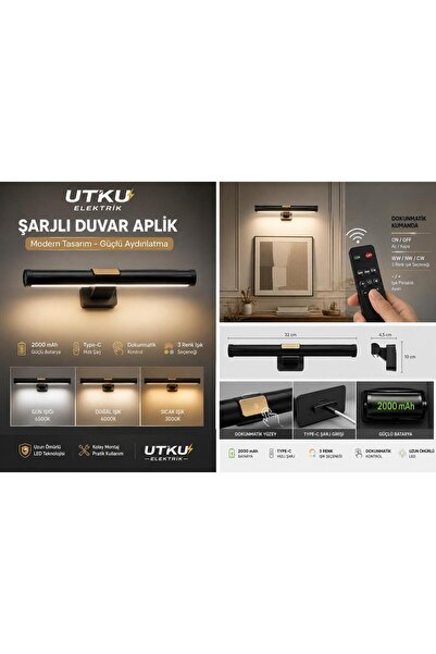 Cata APLİK CT 2465 SARJLI APLİK