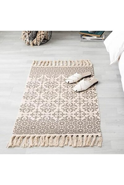 LBMT Bohemian Bath Mat, 60 x 90 cm Rustic Farmhouse Bathroom Rugs, Kitchen Ru...