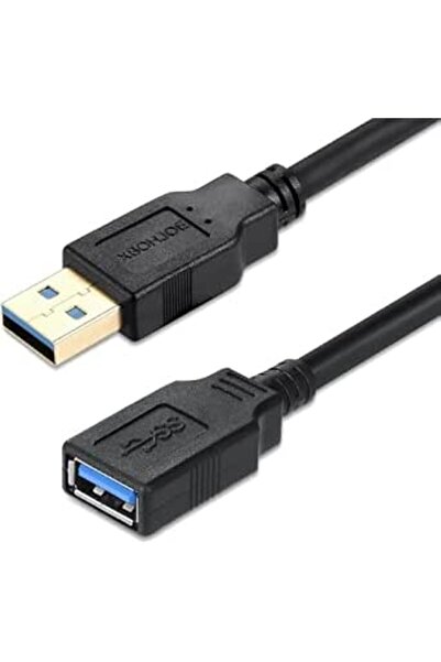 AXIYIBZI كابل تمديد USB 3.0 بطول 3 متر/10 أقدام عالي السرعة من النوع A ذكر إل...
