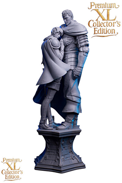 Miyazaki Premium XL Collector's Edition Guts & Casca Figürü | Berserk Koleksi...