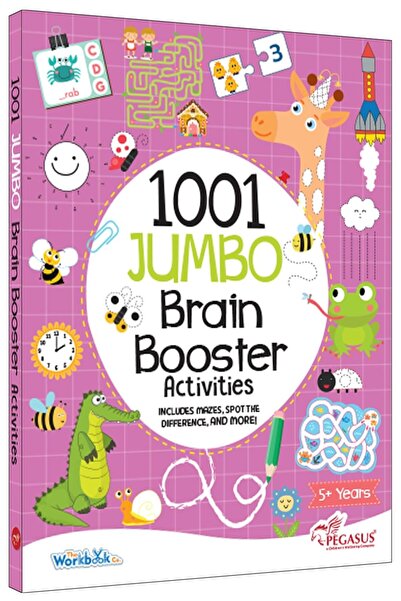 Pegasus Books 1001 Jumbo Brain Booster Activities for 5 to 8 Years Old Kids