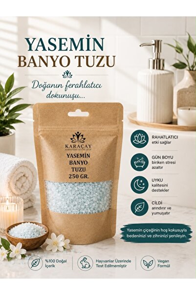 Zehra ana Yasemin Bath Salt 250 Gr Relaxing and Purifying Skin Care Salt
