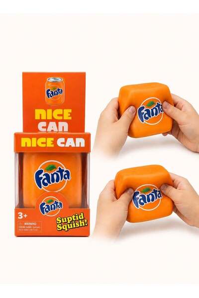 Needoh Fanta Can Squishy Slow-Rising Sensory Fidget Toy – Soft Squeeze Stress...