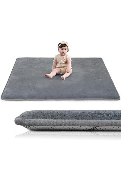 YOUWE7 Baby Play Mat for Floor,2CM Thick Elasti-Foam Playpen Mat for Tummy Ti...