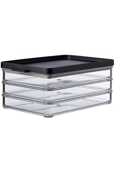 Generic Ham Storage Box with 3 Layers - Fridge Storage Box with Lid - Cold Cu...
