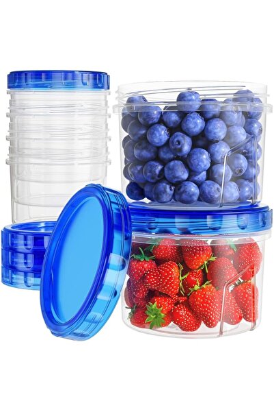 Generic Containers, Airtight Plastic Food Storage Containers with Twist Lids ...