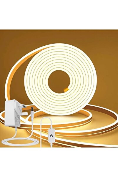GENERAL شريط إضاءة LED بطول 10 أمتار بلون أبيض دافئ 2700 كلفن، مقاوم للماء IP...