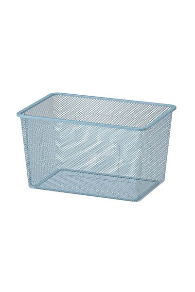 Trofast Mesh storage box, grey-blue, 42x30x23 cm
