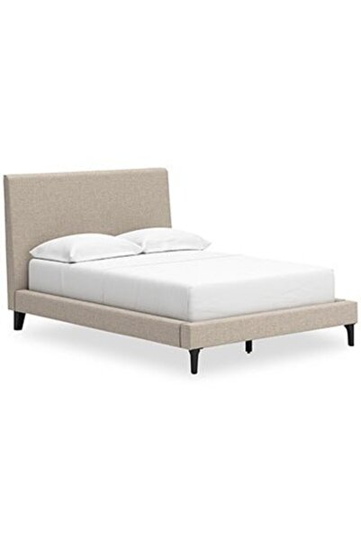 Ashley Furniture سرير سيلدِن مُنجّد بالكامل مع ألواح قابلة للطي