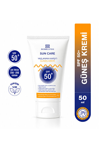 Biobellinda Yaşlanma & Leke Karşıtı Güneş Kremi +50 Spf 50 Ml