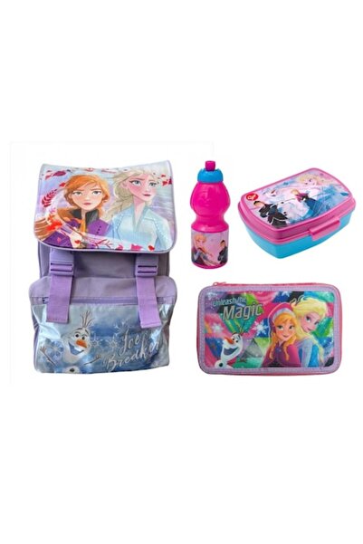 Frozen Set ghiozdan echipat scoala extensibil Frozen, multicolor, 40 x 28 x 1...