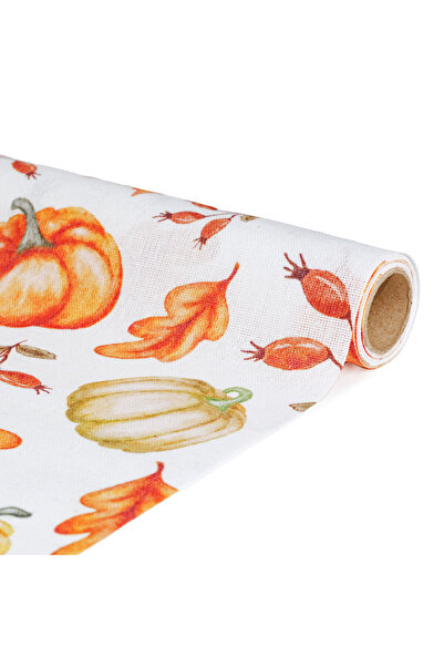 Alista Home Traversă decorativă de masă 180x28 cm crem deschis, cu model cu d...