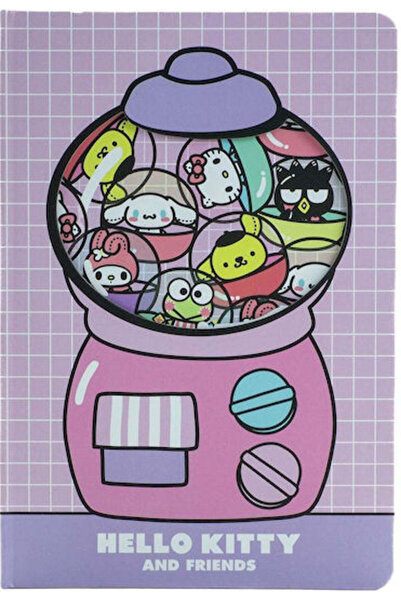 SANRIO Τετράδιο 80 φύλλων A5 Μωβ