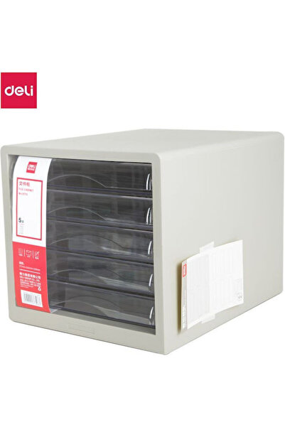 Deli Συρτάρι γραφείου 5 θέσεων 34x26x27.5εκ. Γκρι Κωδικός: D360181