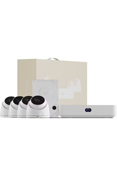 Ubiquiti Σύστημα Παρακολούθησης με Κάμερες IP 4MP με Καταγραφικό NVR