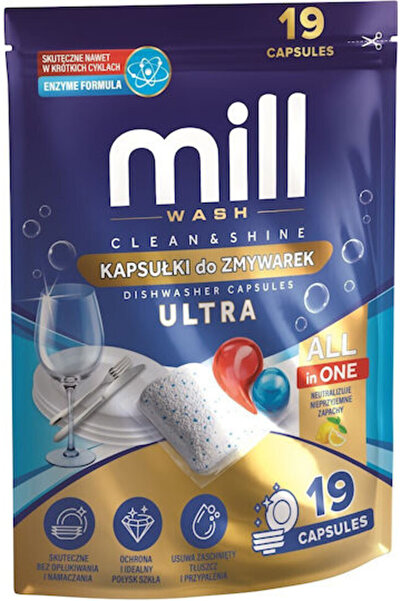 Mill 19 Κάψουλες Πλυντηρίου Πιάτων