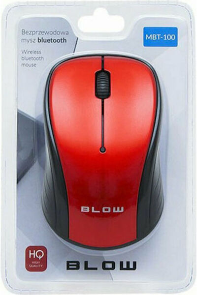Blow MBT-100 Ασύρματο ποντίκι Bluetooth Κόκκινο