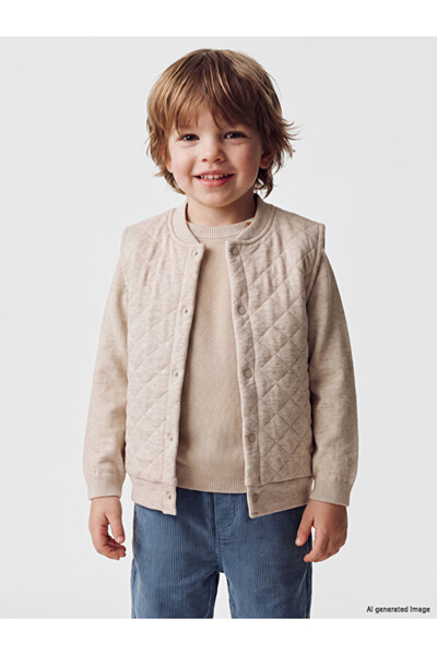 LC Waikiki Sparkling Choices Quilted Baby Boy Vest from Shining Store