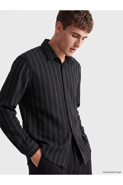 LC Waikiki I Dar Slim Fit Striped Men's Shirt from Freezen Store