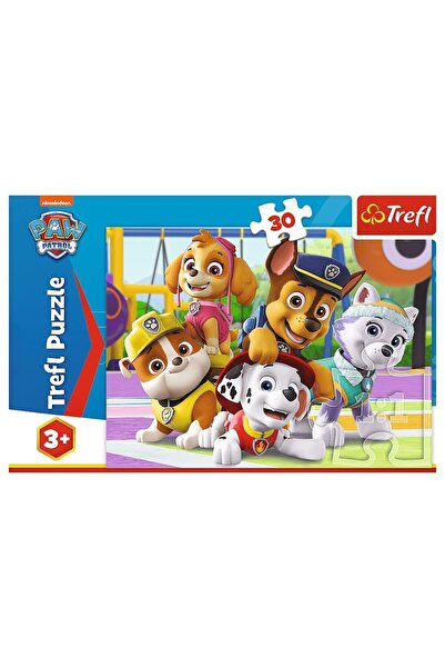 Trefl 18286 Always on time 30 parçalı yapboz PAW Patrol 5 yaşından büyük çocu...