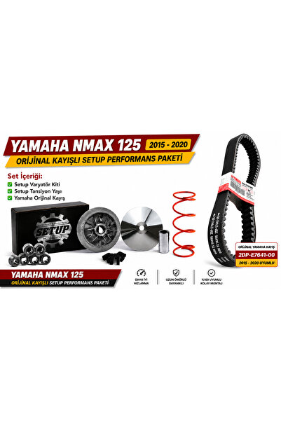 Setup Motorcycle Nmax 125 2015-2020 Orijinal Kayışlı Varyatör Seti