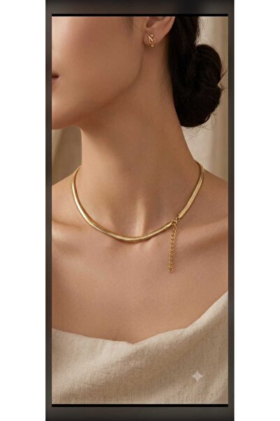 KLC TAKI Snake Chain Steel Necklace 4mm