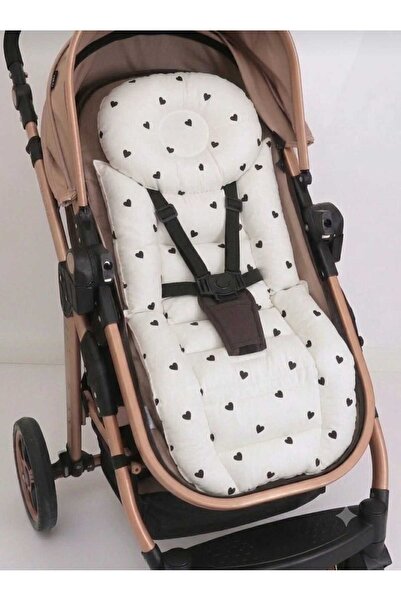 Wenaris 100% Cotton Orthopedic Baby Stroller Cushion with Lumbar Support, Siz...