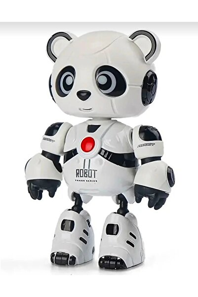 CİGATOYS Panda Robot ışıklı - sesli - ses kaydedici